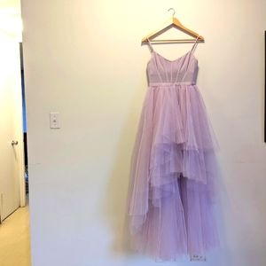 New with tags -- BCBGMaxazria Tulle Gown, Lilac, Size 8